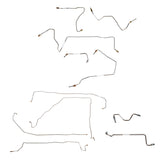 2001-03 Toyota RAV4, 2.0L, 2WD, Complete Brake Line Kit Steel CBK0709OM