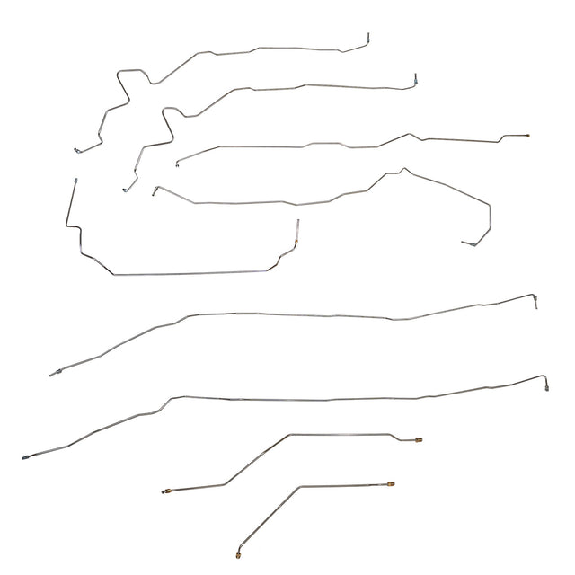 Complete Brake Line Kit for 2011 GMC Sierra 2500HD 6.0L, , Reg w/ Long; ABS 4WD stainless steel
