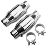 Universal High Flow 2.5 Inch Mini Catalytic Converters Metallic Substrate