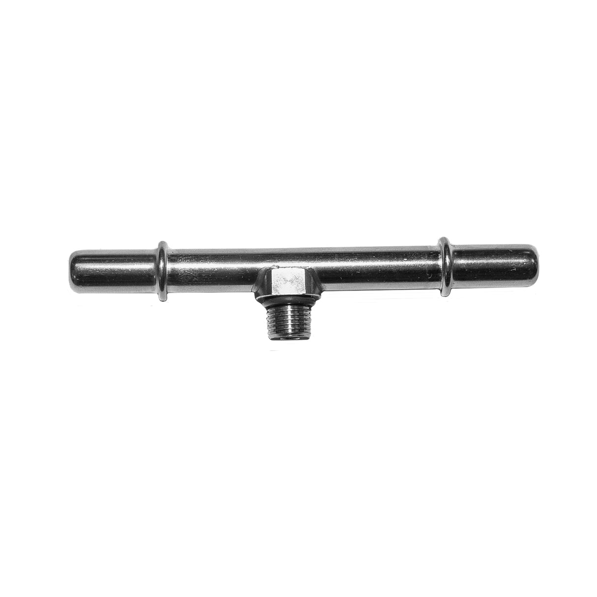 t For 3/8 QD to 3/8 QD with Fuel Pressure Sensor Port Fitting; Stainless FML-0005F Fine Lines
