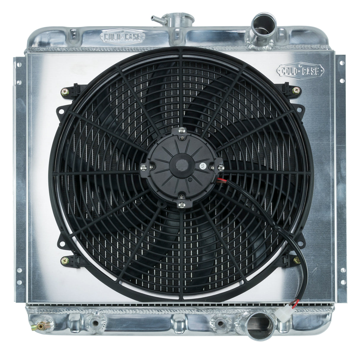67-70 Mustang 289/302 Fair Coug Gal Aluminum Performance Radiator And Fan Kit