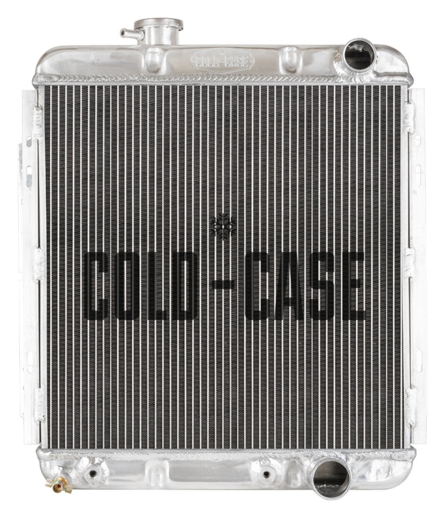 65-66 Ford Mustang 289 Aluminum Performance Radiator AT radiator 2 row aluminum polished