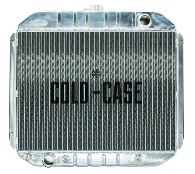 66-79 Ford Truck Bronco Aluminum Radiator radiator row aluminum polished