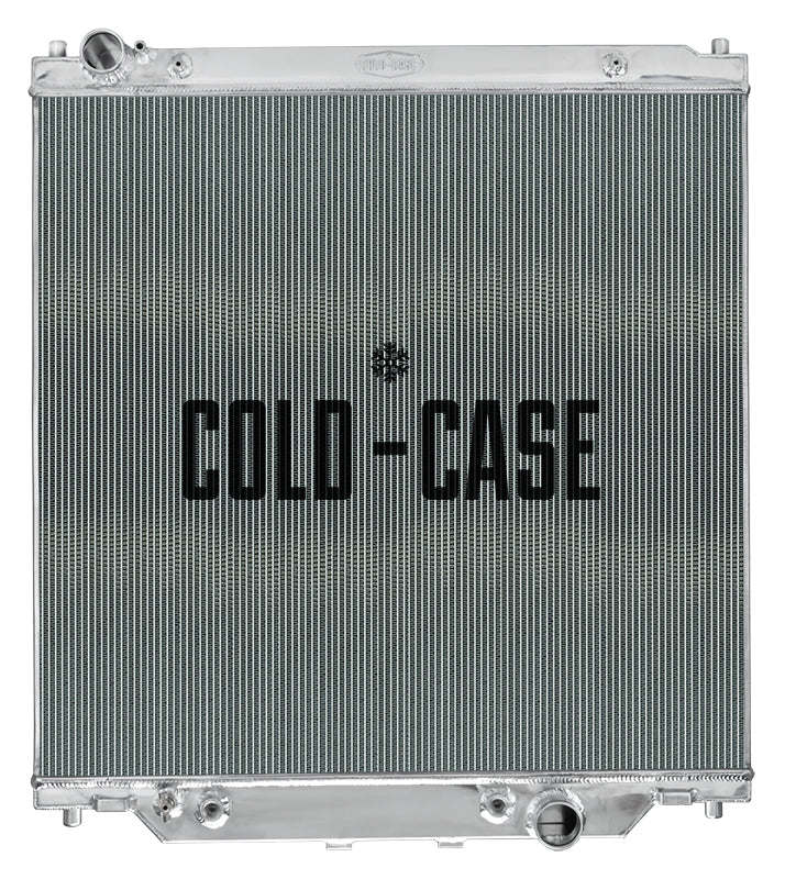 08-10 F250/350 Aluminum Performance Radiator 6.0 Diesel radiator row aluminum polished
