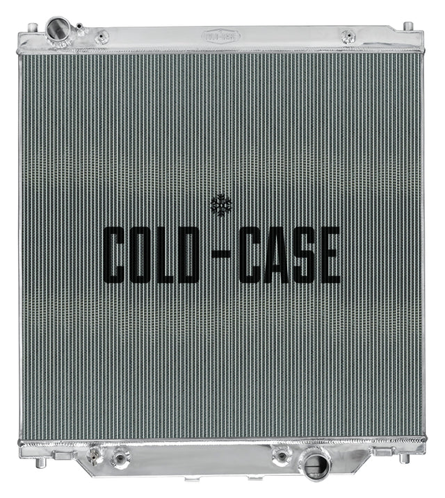 08-10 F250/350 Aluminum Performance Radiator 6.0 Diesel radiator row aluminum polished