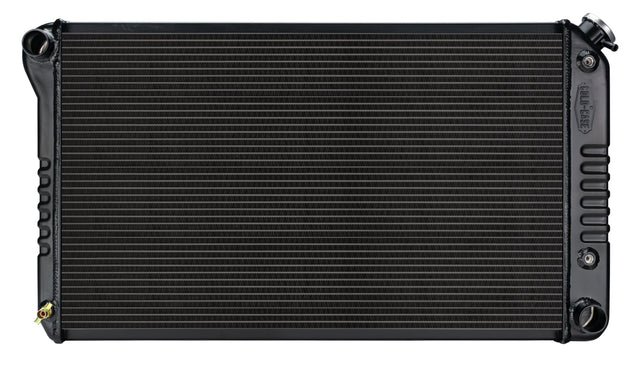 68-77 GM A Body Aluminum Radiator Automatic Black Night Rider Series for 1968-1977