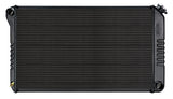 68-77 GM A-Body Manual Aluminum Radiator Black Night Rider Series