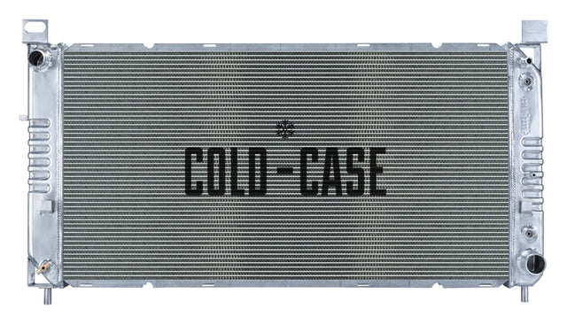 99-12 GM Truck w/o Oil Cooler Aluminum Performance Radiator radiator row aluminum polished