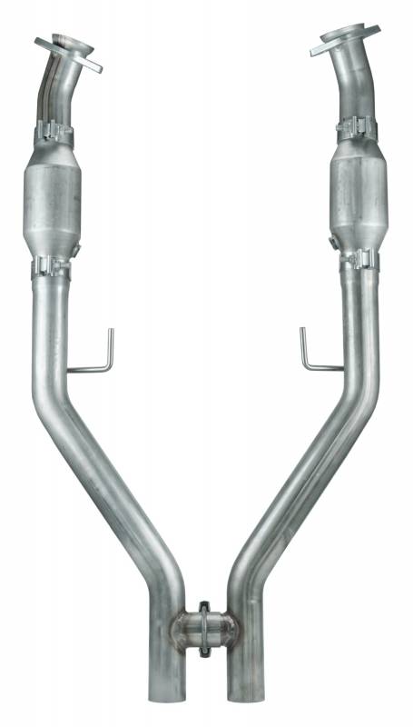Pypes H-pipe exhaust system fits 2005-2010 Ford Mustang 304 stainless steel mandrel bent HDR55SEH