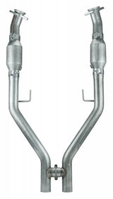 Pypes H-pipe exhaust system fits 2005-2010 Ford Mustang 304 stainless steel mandrel bent HDR55SEH