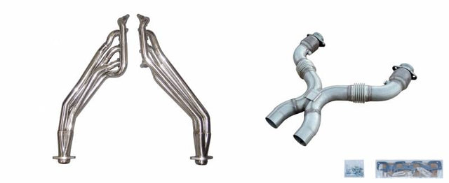 Pypes X-pipe exhaust system fits 2011-2014 Ford Mustang 304 stainless steel mandrel bent HDR76SK