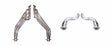 Pypes cat-back exhaust system fits 2015-2017 Ford Mustang 4 inch 304 stainless steel mandrel bent HDR78SK