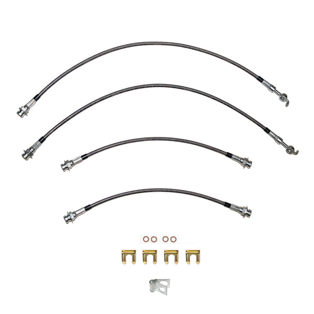 Brake Hose Kit for 2001-2005 Toyota Rav4, 2.0L 2WD