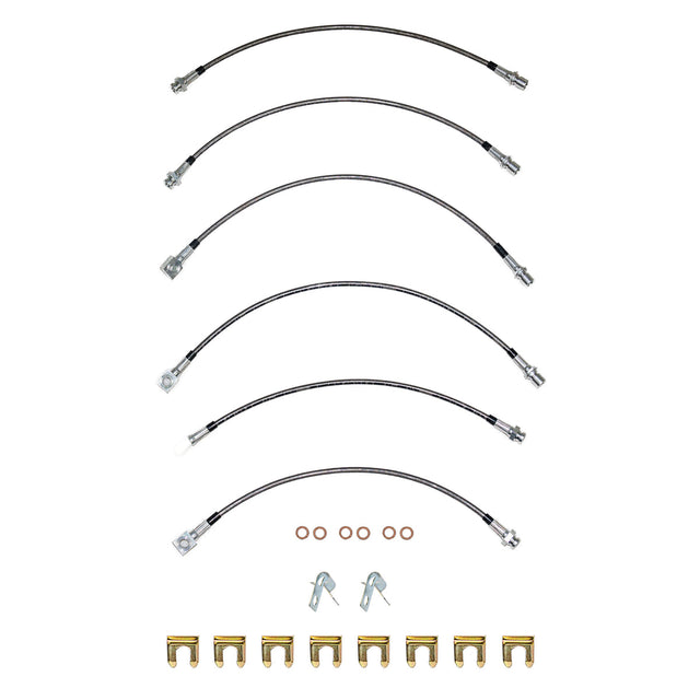 Brake Hose Kit for 2007-2018 GM 1500 Truck, Disc