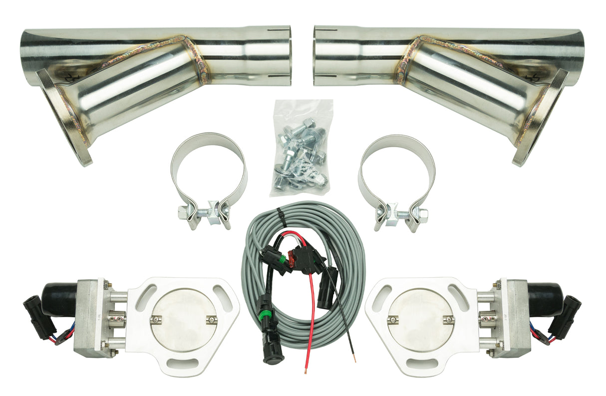 Pypes performance exhaust system 2.5 inch 304 stainless steel HVE10K