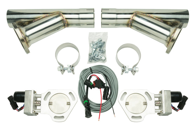 Pypes performance exhaust system 2.5 inch 304 stainless steel HVE10K