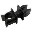 1987-1995 Jeep Wrangler YJ Wrangler Hood Prop Rod Clip black J4007456