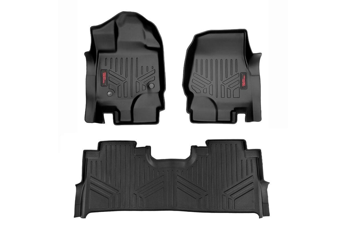 Fits Ford F-150(15-24)/Raptor(17-24) Floor Mats FR & RR FR Buckets M-51515