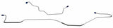 1972-1973 Ford Mustang Complete Brake Line Kit V8 Manual Drums Steel MBLK45