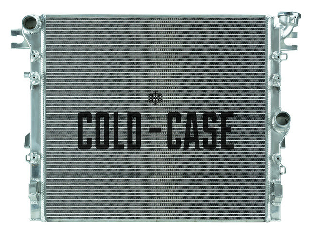 07-17 Jeep Wrangler JK Aluminum Performance Radiator radiator row aluminum polished