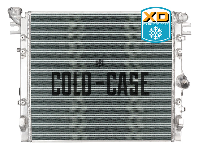 07-18 Jeep Wrangler JK Extruded Core Aluminum Radiator by polished