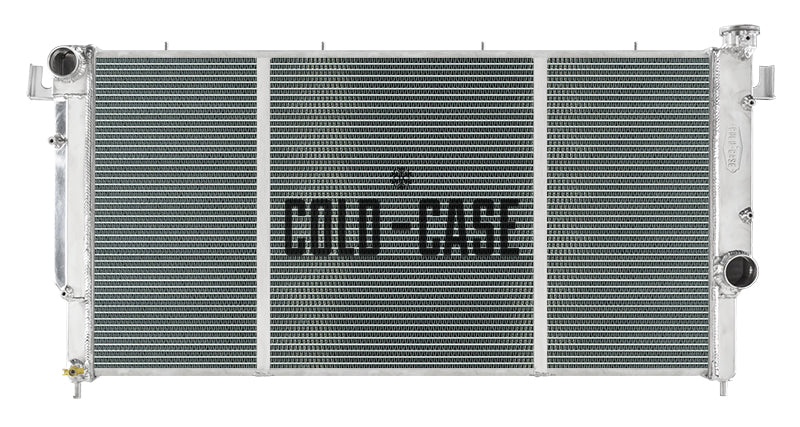 94-02 Dodge Cummins Truck Aluminum Performance Radiator radiator row aluminum polished