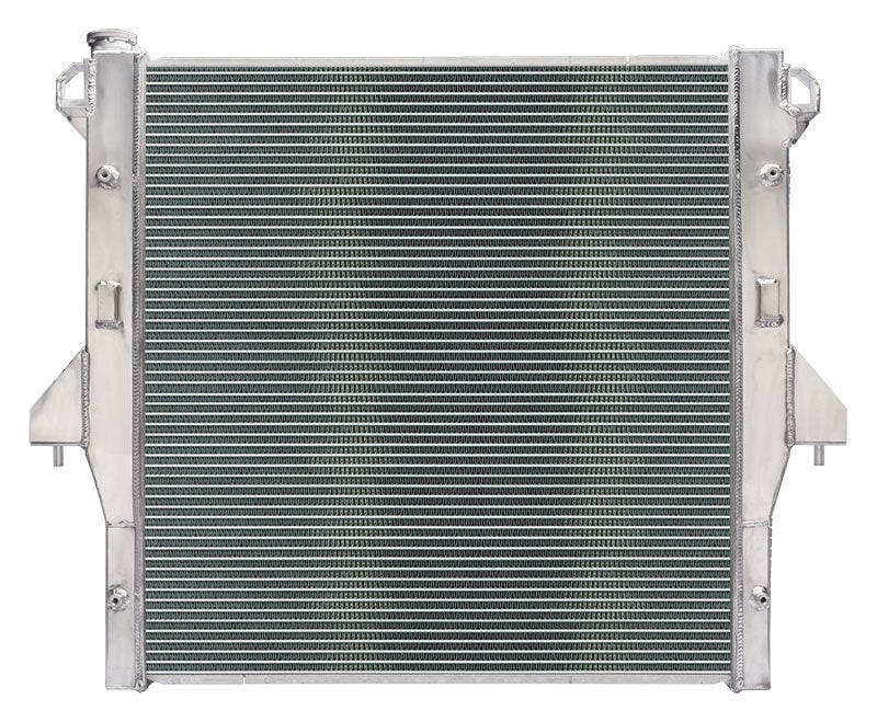 03-09 Dodge Cummins Truck Aluminum Performance Radiator row aluminum polished