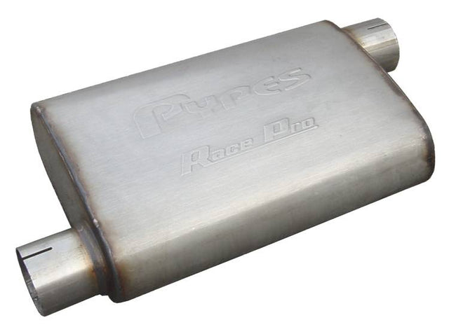Pypes performance muffler 2.5 inch 304 stainless steel MVR10