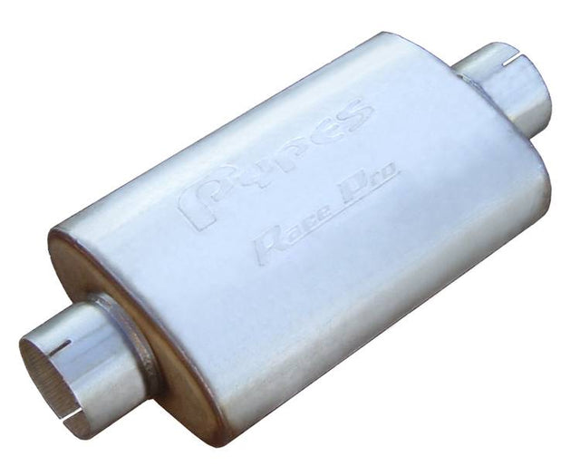 Pypes performance muffler 3.5 inch 304 stainless steel MVR44