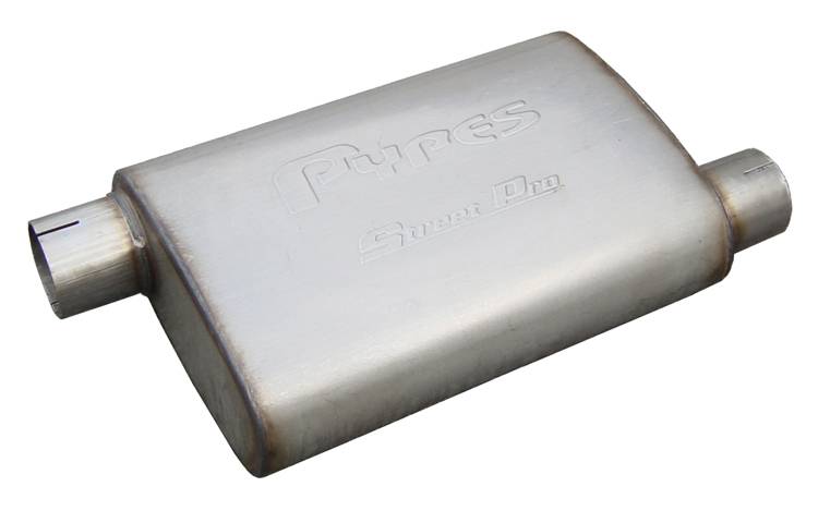 Pypes performance muffler 2.5 inch 304 stainless steel MVS10