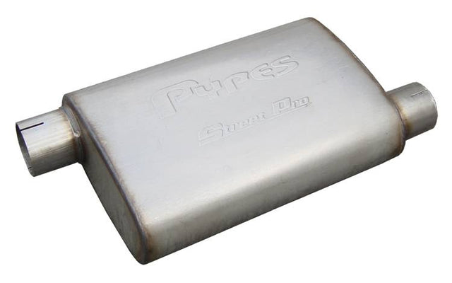 Pypes performance muffler 2.5 inch 304 stainless steel MVS10