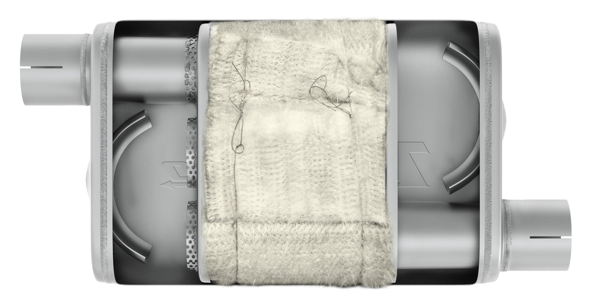Pypes performance muffler 2.5 inch 304 stainless steel