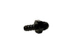 Patriot Fittings adapter fitting 6 AN Male to 5/16 inch Hose Barb Straight Aluminum Black Anodized PF-4003