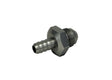 Patriot Fittings adapter fitting 8 AN Male to 3/8 inch Hose Barb Straight Aluminum Clear Anodized PF-4008-C