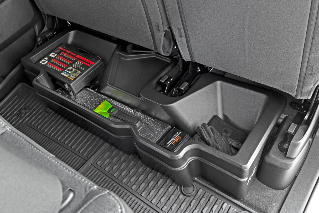 Fits Ram 1500 2WD/4WD (2019-2025) Under Seat Storage; Crew Cab; RC09421A