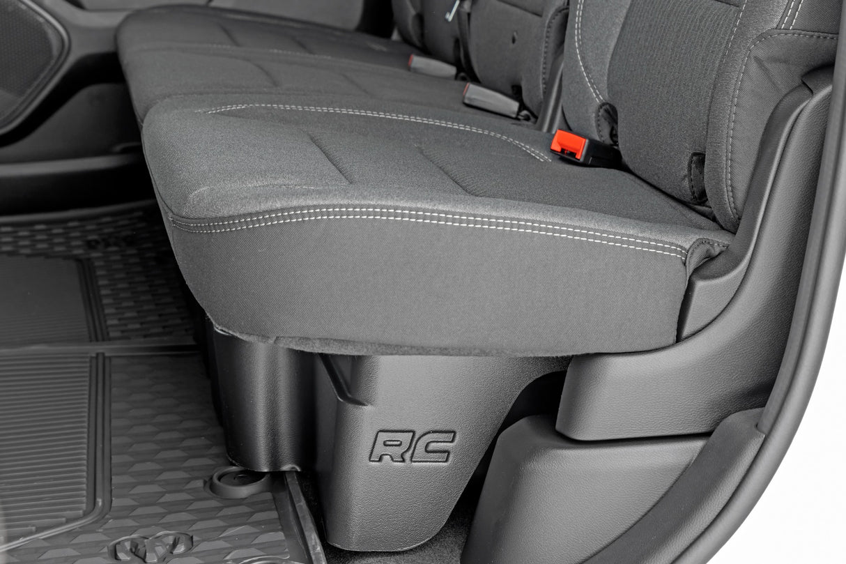 Fits Ram 1500 2WD/4WD (2019-2025) Under Seat Storage; Crew Cab; RC09421A