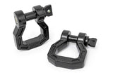 D-Ring; Forged; Pair; Black by Rough Country