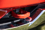 Fits Chevy Silverado 1500 2&4WD (2014-2018 & Classic) Tow Hooks Forged Red RS134