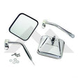 RT Off-Road mirror kit fits 1976-1983 Jeep CJ5, 1976-1986 Jeep CJ7, 1981-1986 Jeep CJ8 stainless steel RT30001