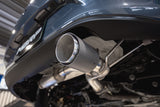 MBRP axle-back exhaust system 2.5 inch single rear exit Armor Pro Series T304 stainless steel carbon fiber tip