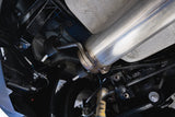 MBRP axle-back exhaust system 2.5 inch single rear exit Armor Pro Series T304 stainless steel carbon fiber tip