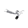 MBRP axle-back exhaust system 2.5 inch single rear exit Armor Pro Series T304 stainless steel carbon fiber tip