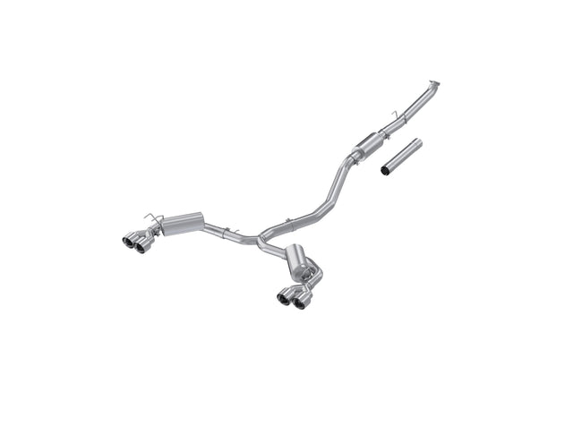 MBRP cat-back exhaust system fits 2022-2024 Honda 2.5 inch dual split rear exit aluminized steel S4906AL