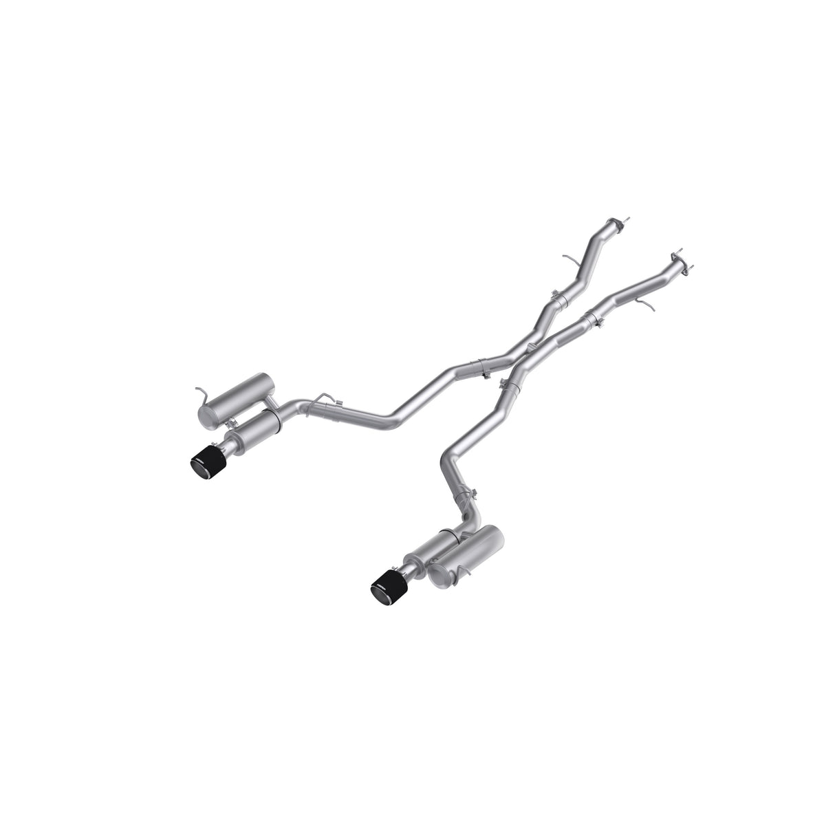 MBRP cat-back exhaust system 3 inch dual rear exit Armor Pro Series T304 stainless steel carbon fiber tip