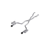 MBRP cat-back exhaust system 3 inch dual rear exit Armor Pro Series T304 stainless steel carbon fiber tip