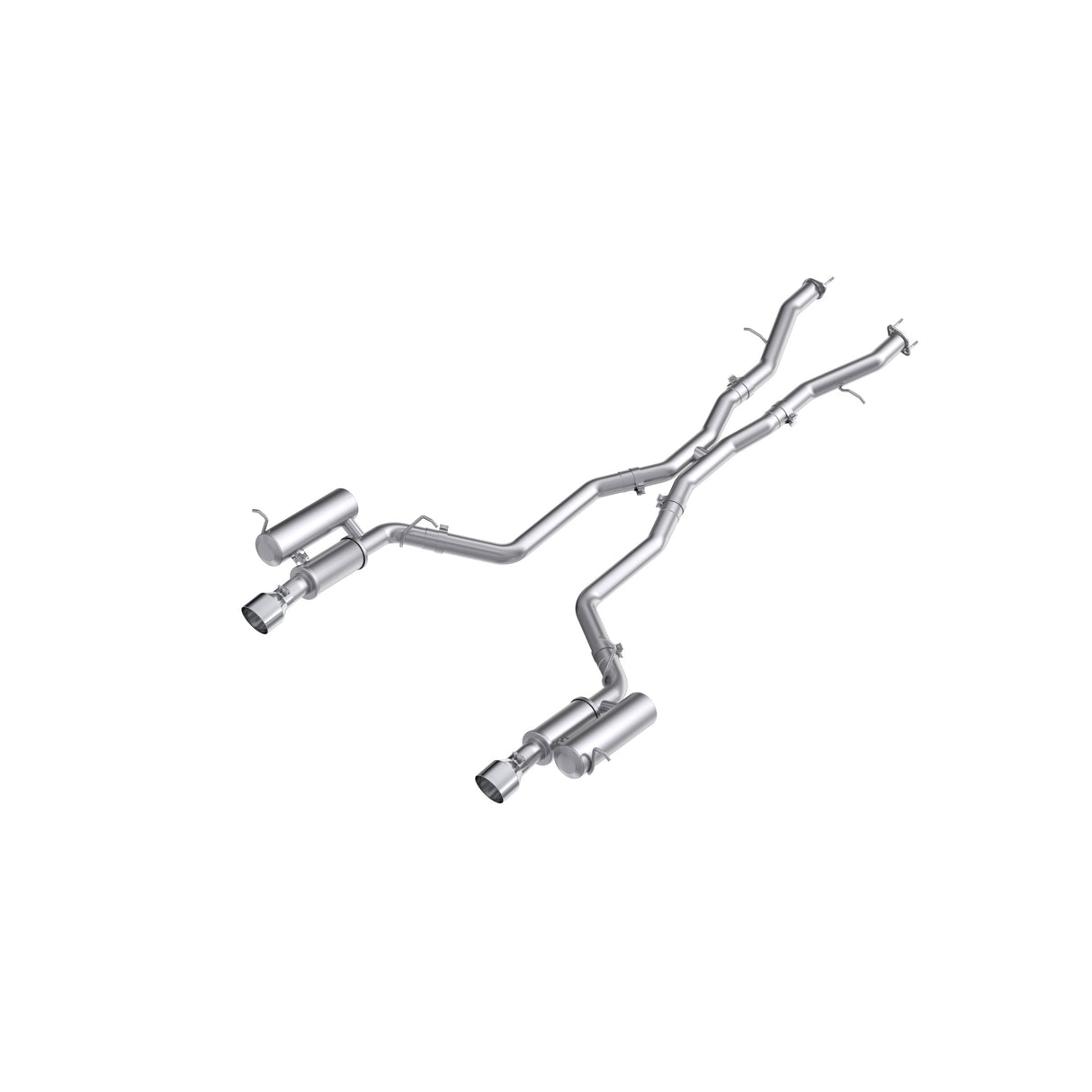 Fits 2011+ Dodge Durango AL Series 3.0in Cat-Back Dual Rear Exit Exhaust