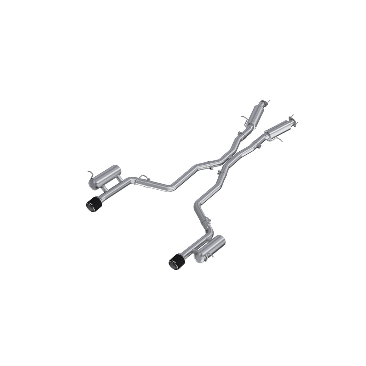 MBRP cat-back exhaust system 3 inch dual rear exit Armor Pro Series T304 stainless steel carbon fiber tip