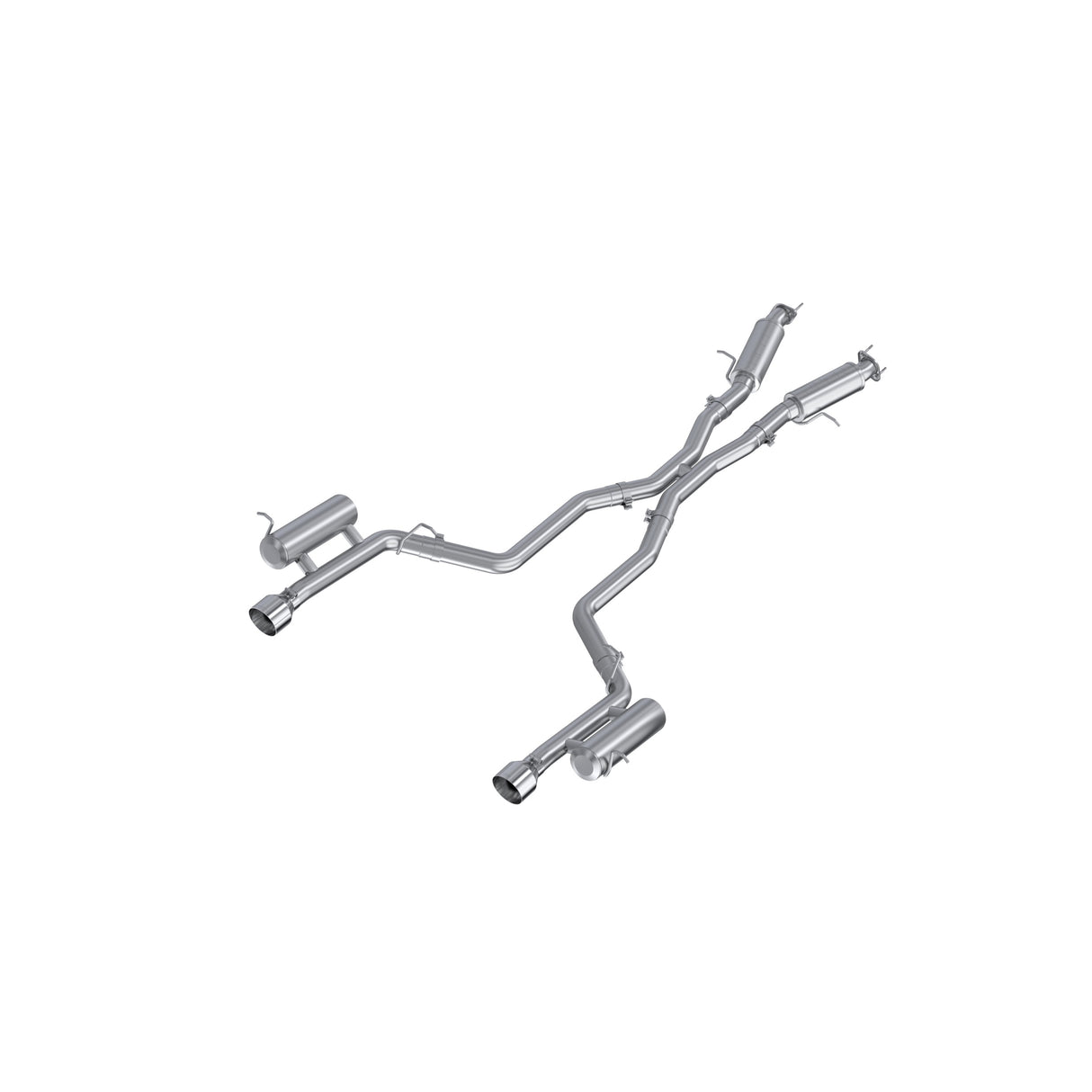 MBRP cat-back exhaust system 3 inch dual rear exit T304 stainless steel