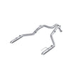 MBRP axle-back exhaust system fits 2024-2025 Ford Ranger 3 inch dual rear exit Armor Pro Series T304 stainless steel