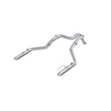 MBRP axle-back exhaust system fits 2024-2025 Ford Ranger 3 inch dual rear exit Armor Pro Series T304 stainless steel